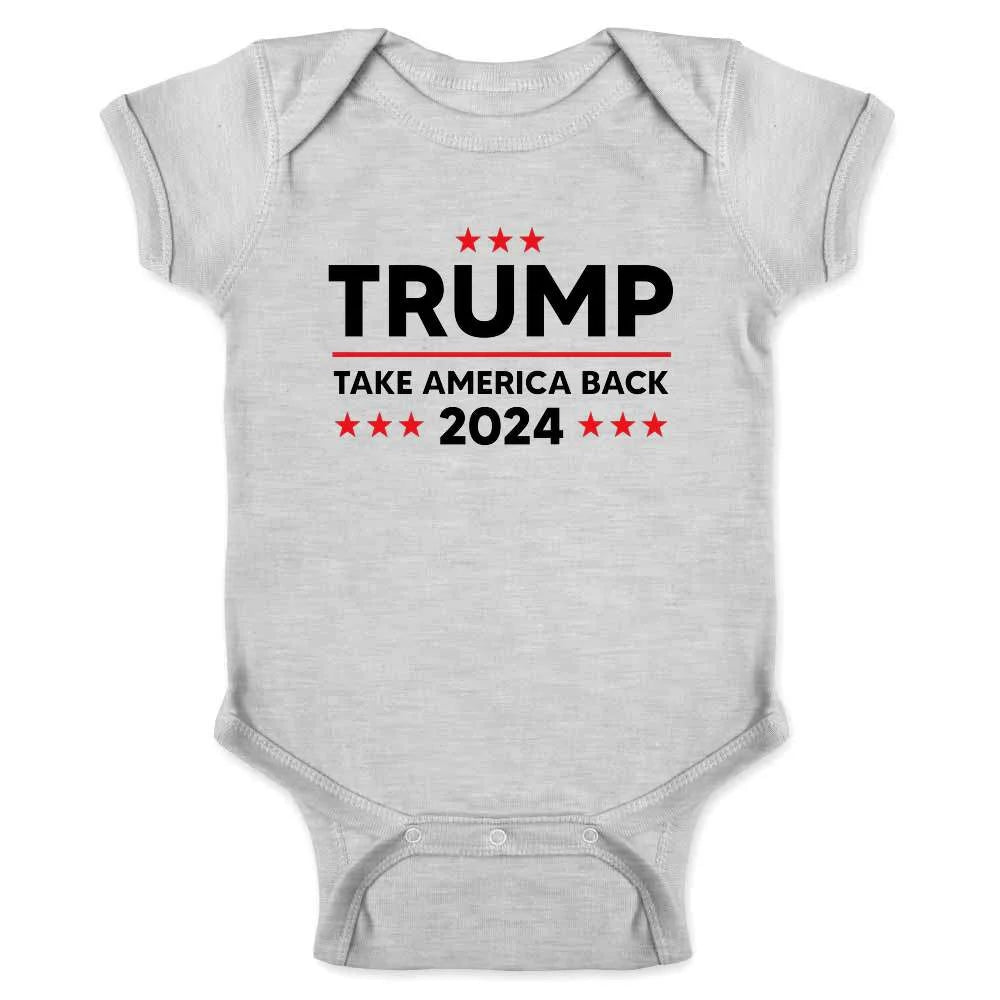 Donald Trump 2024 Take America Back MAGA Baby Bodysuit