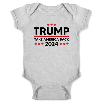 Donald Trump 2024 Take America Back MAGA Baby Bodysuit