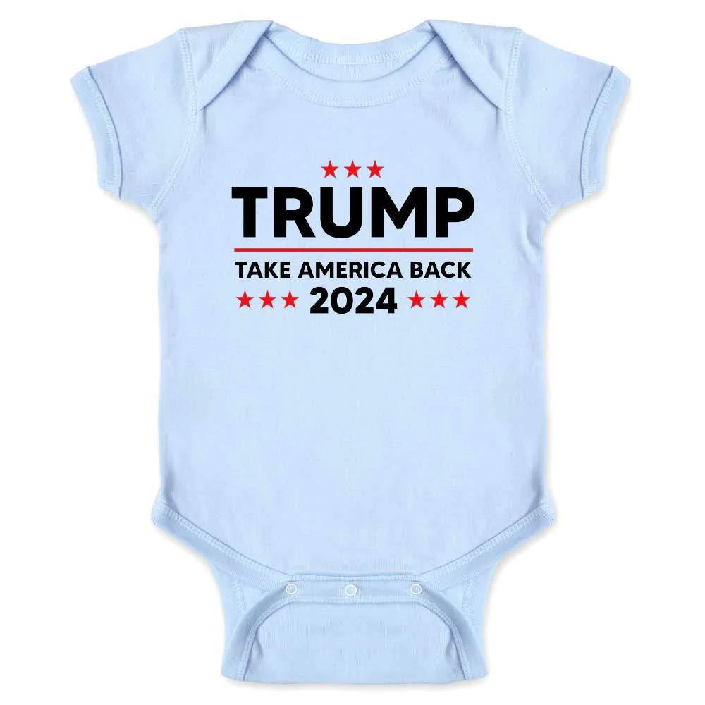 Donald Trump 2024 Take America Back MAGA Baby Bodysuit