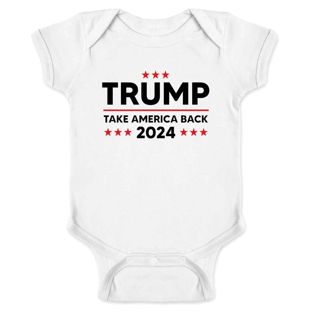 Donald Trump 2024 Take America Back MAGA Baby Bodysuit