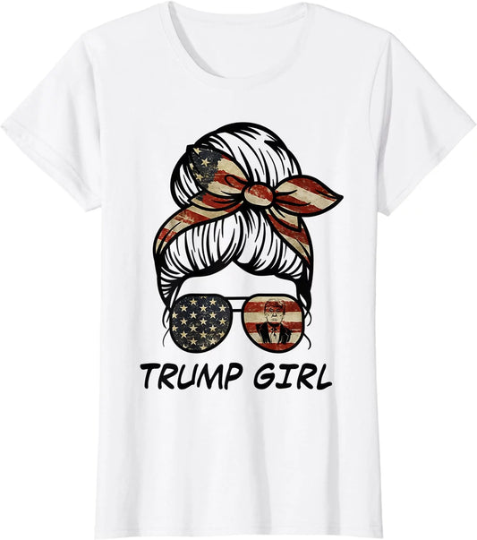 Yes I'M a Trump Girl - Trump 2024 Gifts T-Shirt